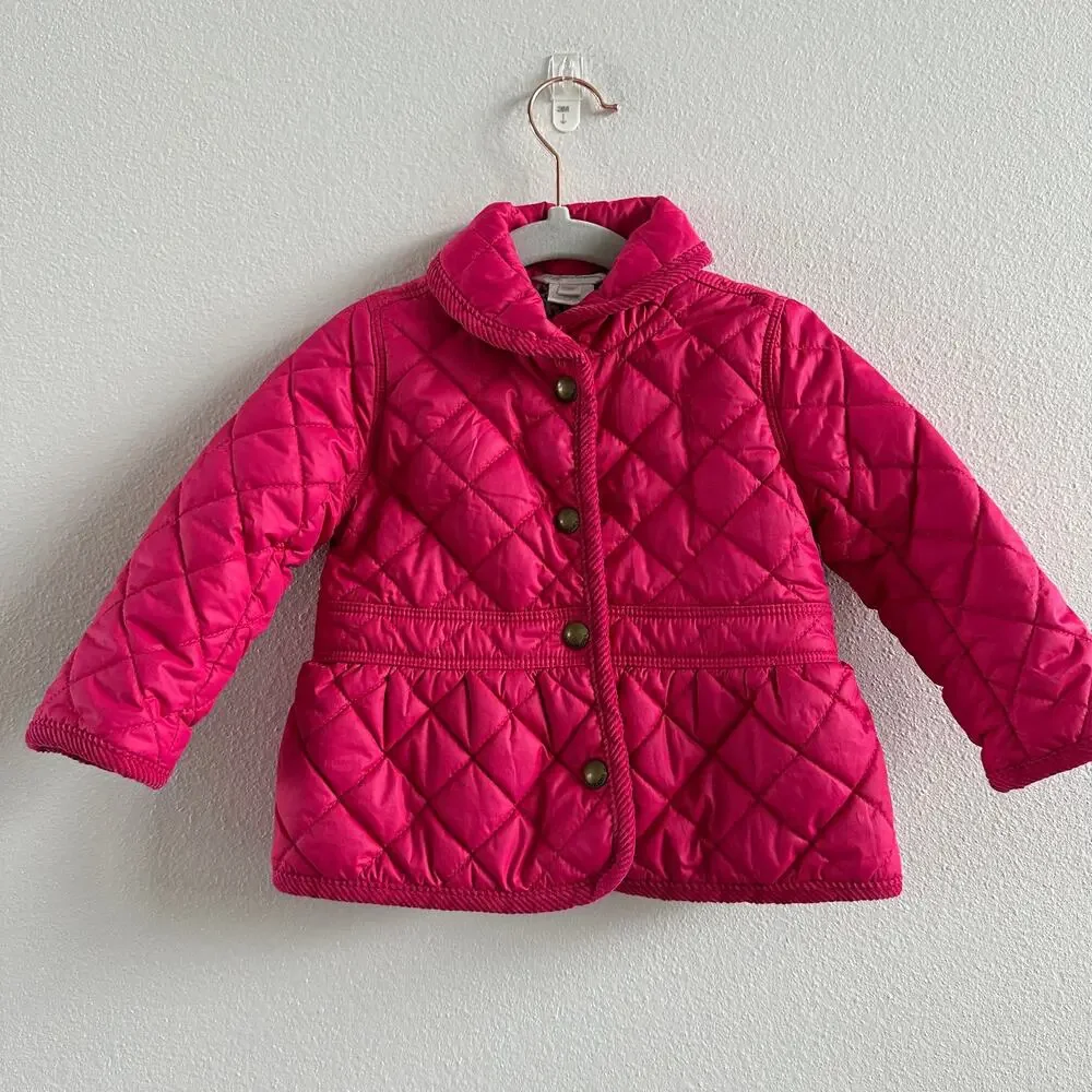 Polo Ralph Lauren Kids Quilted Button-Down Jacket Size 12 M